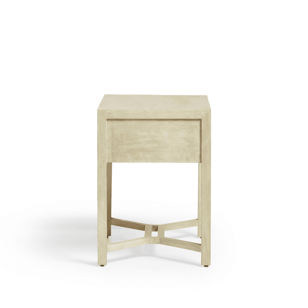 Hester Side Table, Vellum