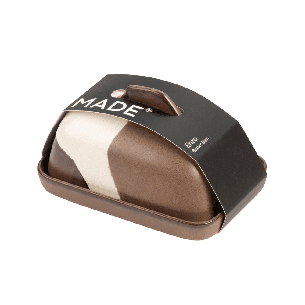 Travellers Rest Butter Dish, Brown