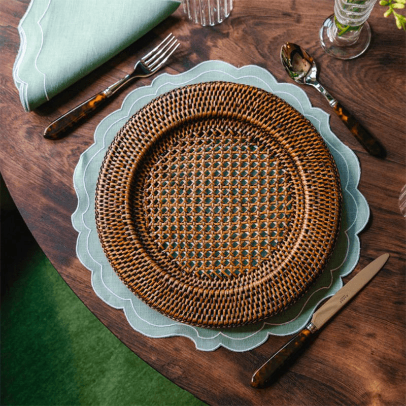 Rattan Charger Plate