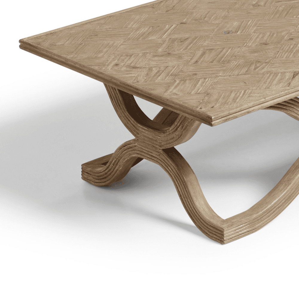 Chengdu Coffee Table, Burnt Elm