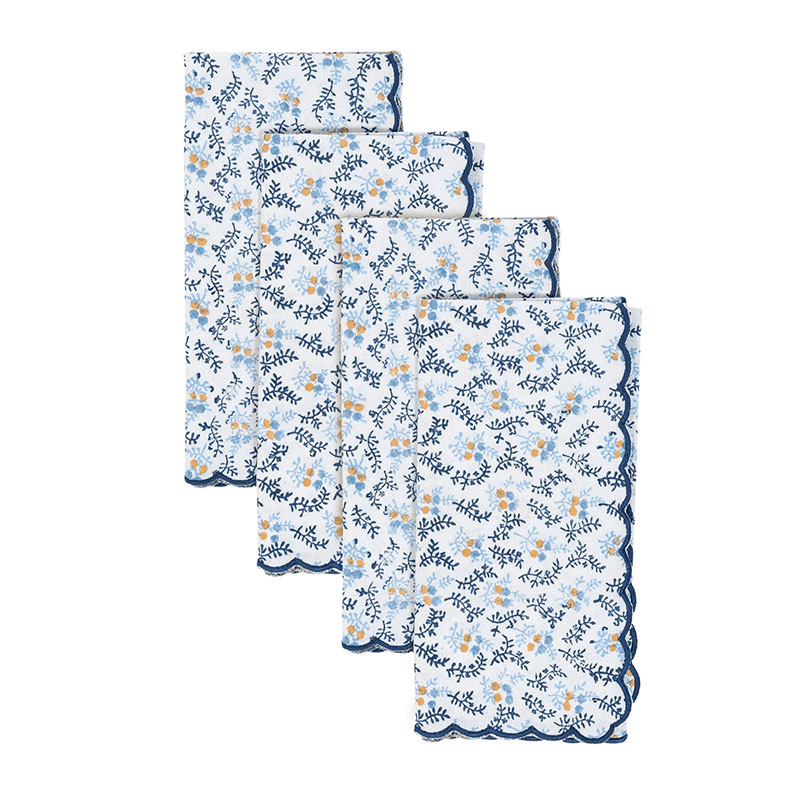 Little Flowers Set of 4 Napkins