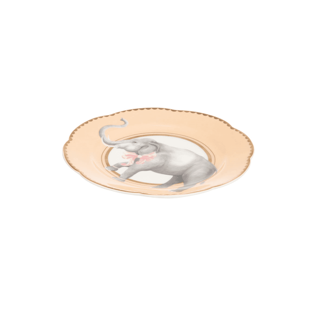 Elephant Tea Plate, Multi