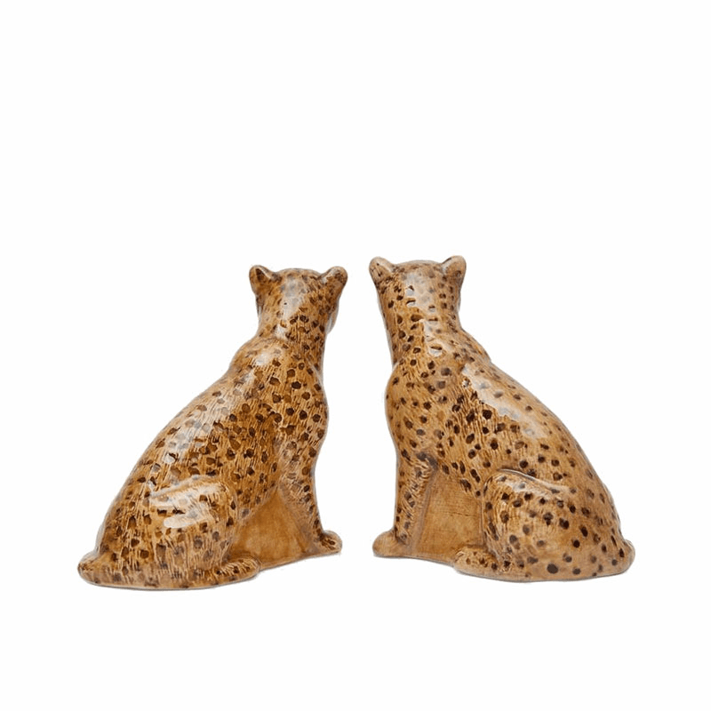 Leopard Salt & Pepper Shakers, Yellow