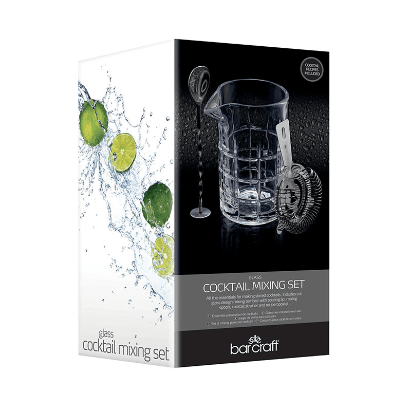 Cocktail mixing set, Glass