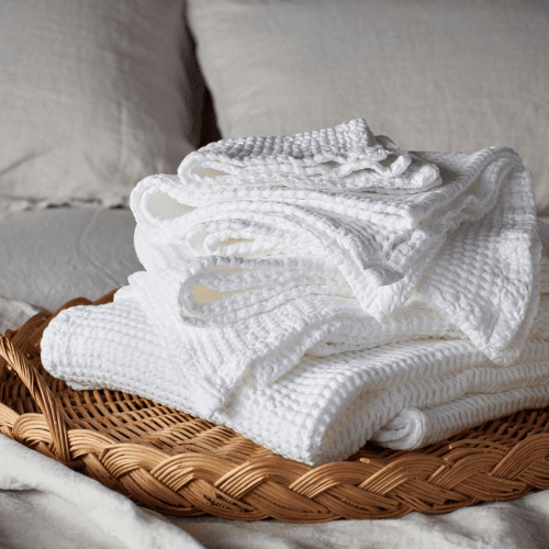 Image showing the Cotton Waffle Bath Towel product.