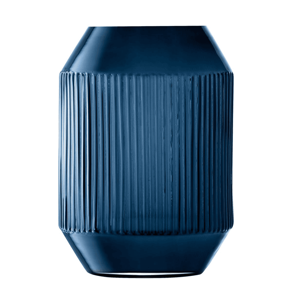 Rotunda Vase/Lantern, Sapphire Blue
