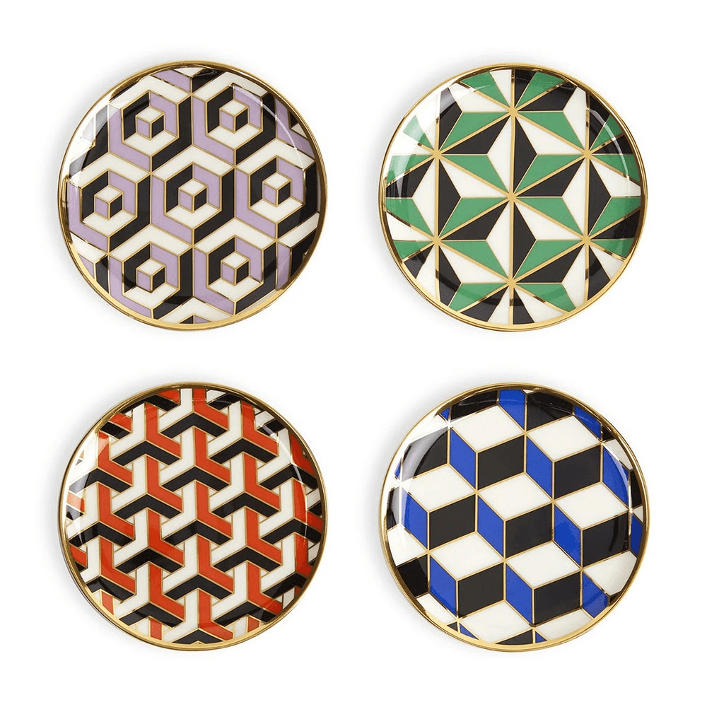 Versailles Set of 4 Coasters, Multi