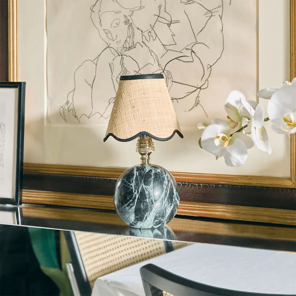 Marble Ball Lamp Base