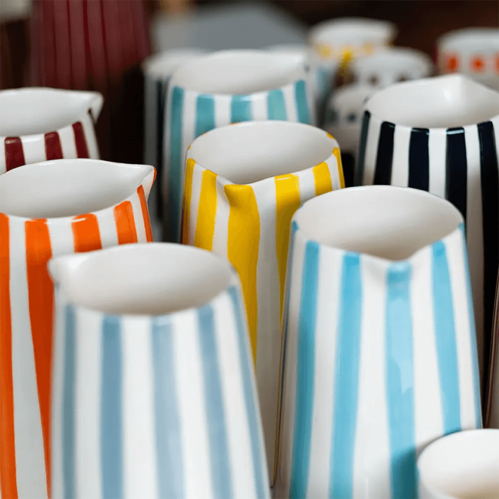 Candy Stripe Pitcher