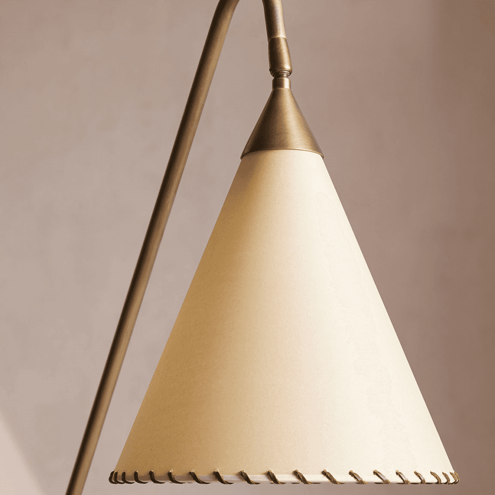 Beatrice Floor Lamp, Antique Brass