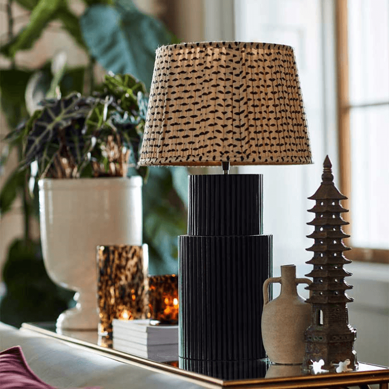 Serigraph Lampshade, Jet