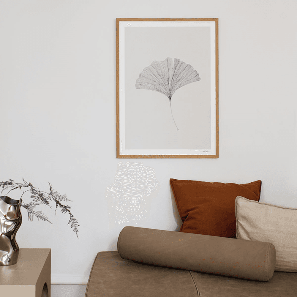 Grinko Leaf - Ana Frois Art Print, Multi