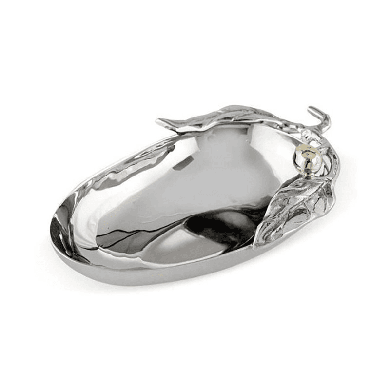 Olive Dipping Bowl, Silver