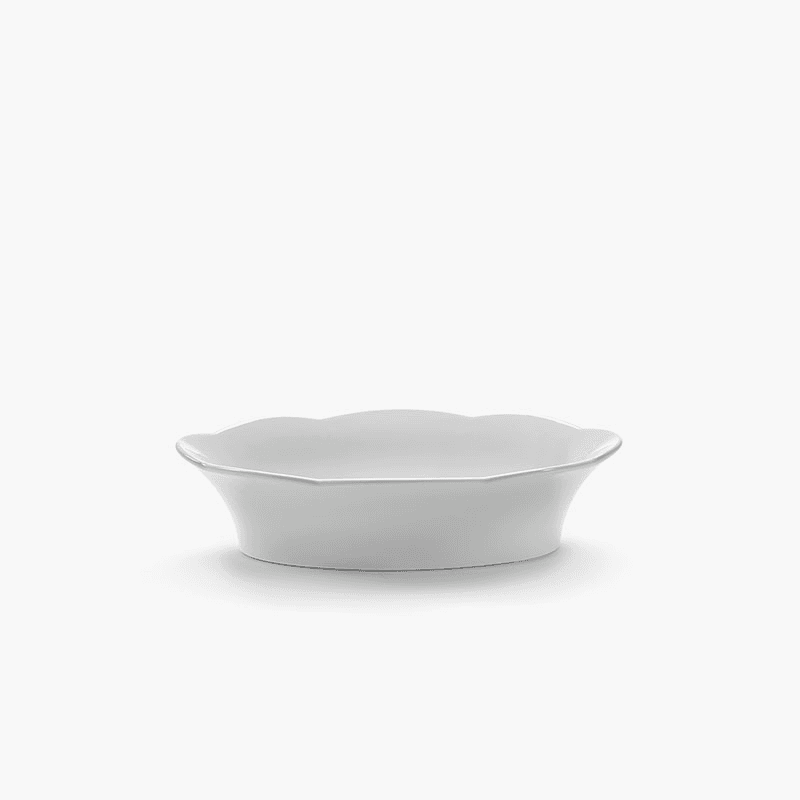 Silhouette by Sergio Herman Set of 2 Oval Serving Bowls, White