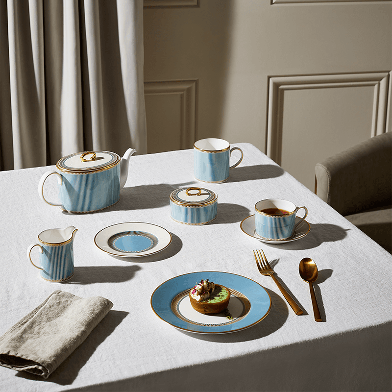 Helia 2 Piece Creamer and Sugar Set, Mint Green