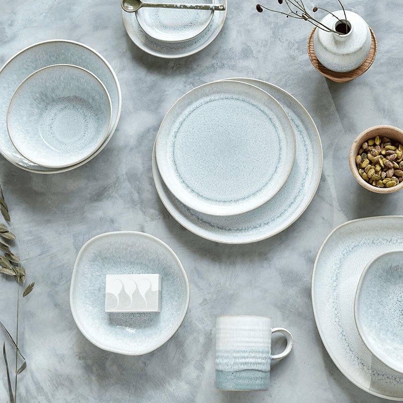 Organic Medium Dish, Kiln Green