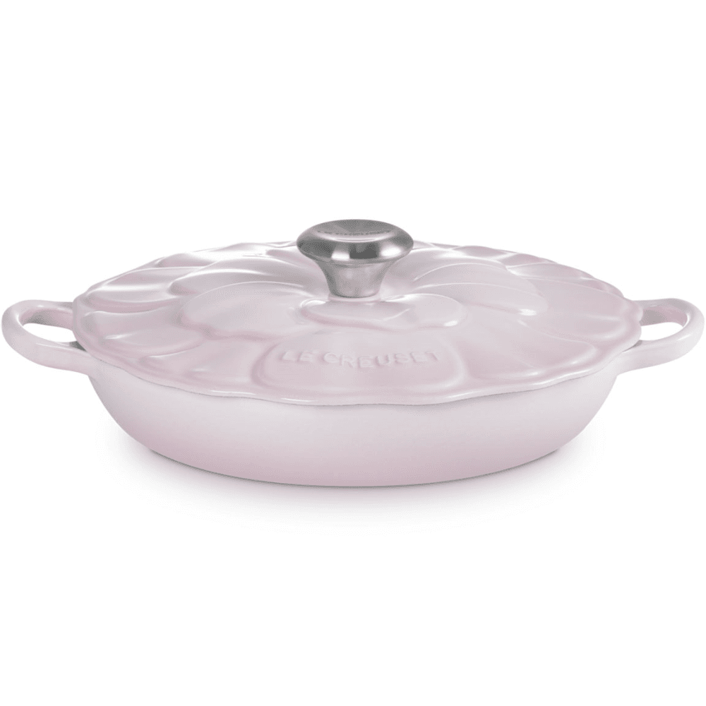 Cast Iron Petal Shallow Casserole