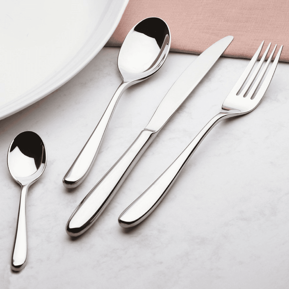 Siena 16 Piece Cutlery Set, Mirror Finish Polished