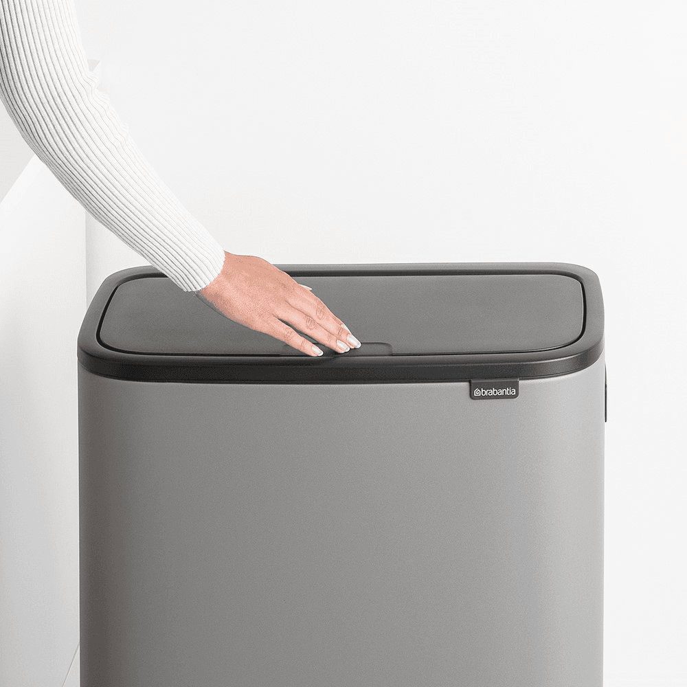 Bo Hi Touch Bin, Mineral Concrete Grey