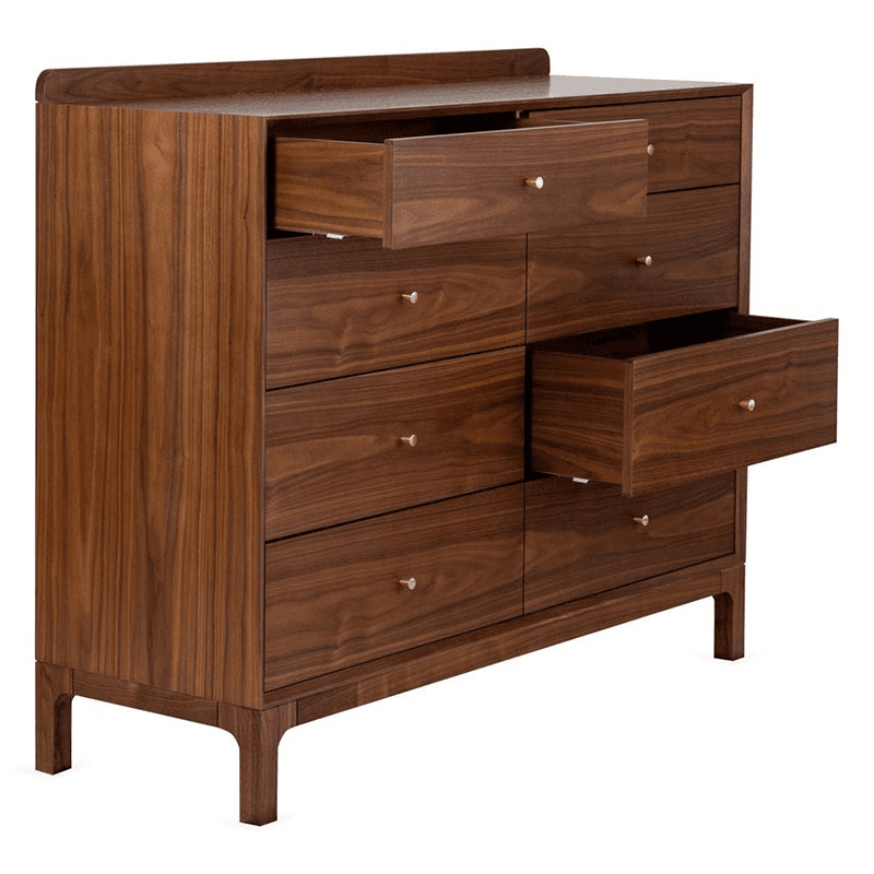 Artie Eight Drawer Chest, Walnut