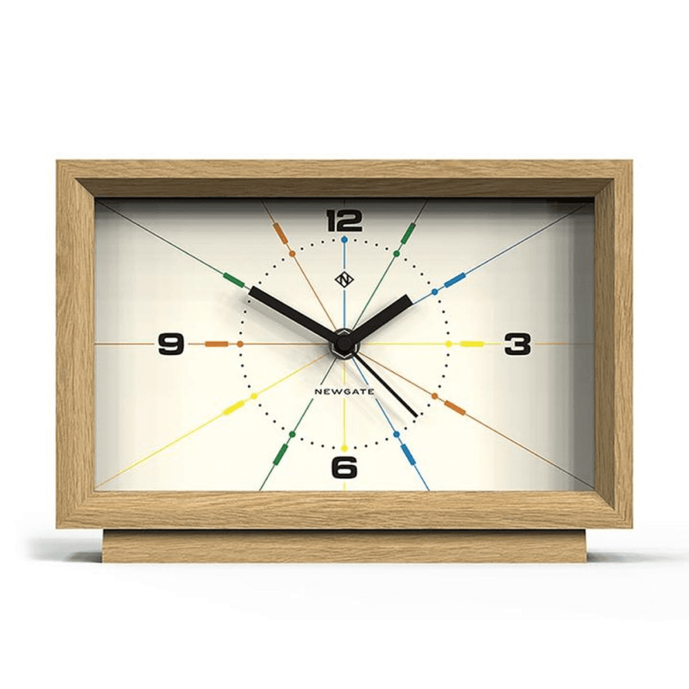 Hollywood Hills Mantel Clock, Oak