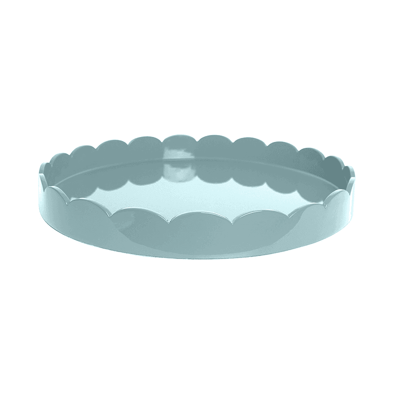 Lacquered Round Scallop Tray