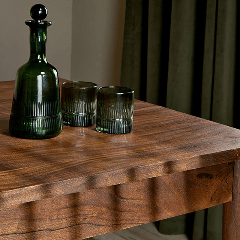 Anbu Acacia Dining Table, Washed Walnut