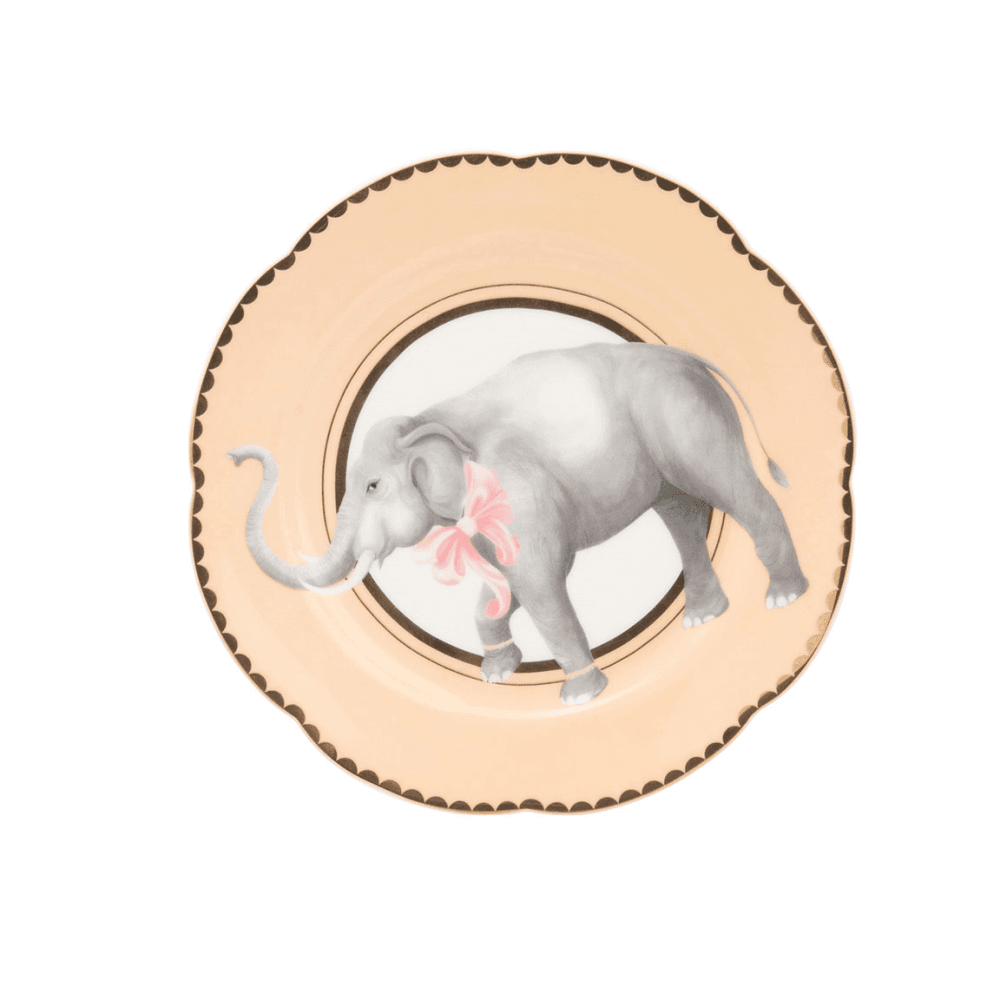 Elephant Tea Plate, Multi