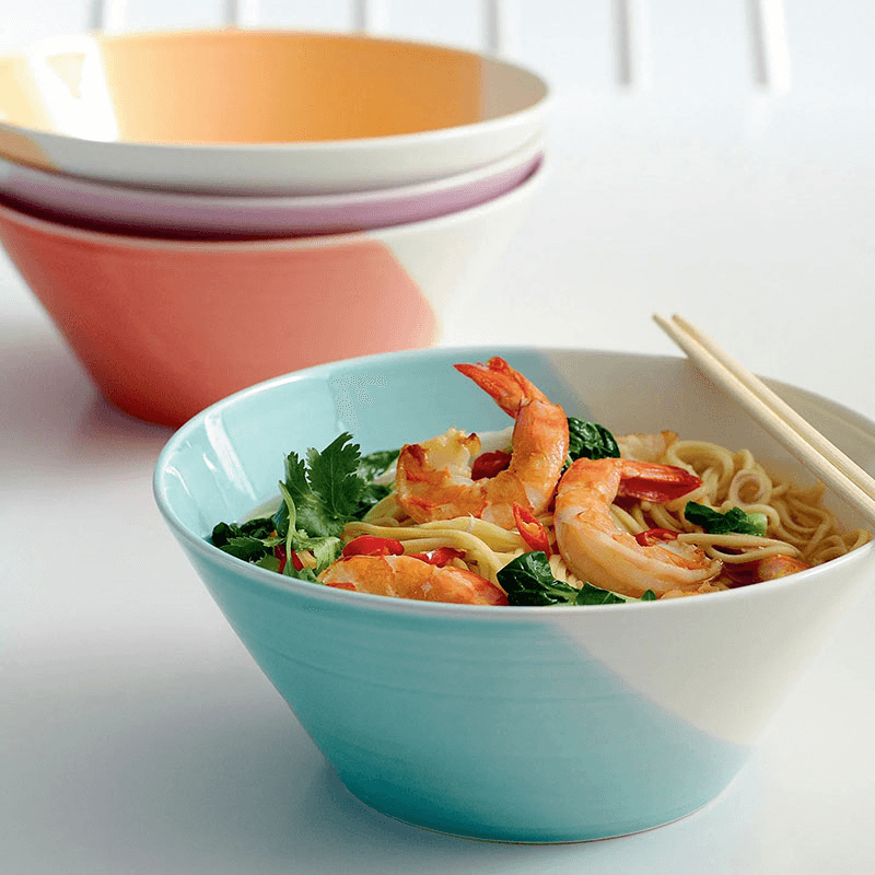 1815 Brights Set of 4 Noodle Bowls, Mixed Colours