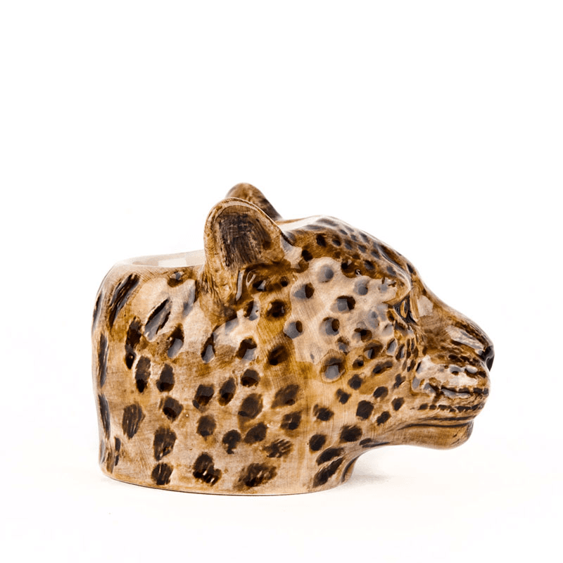 Leopard Egg Cup, Orange