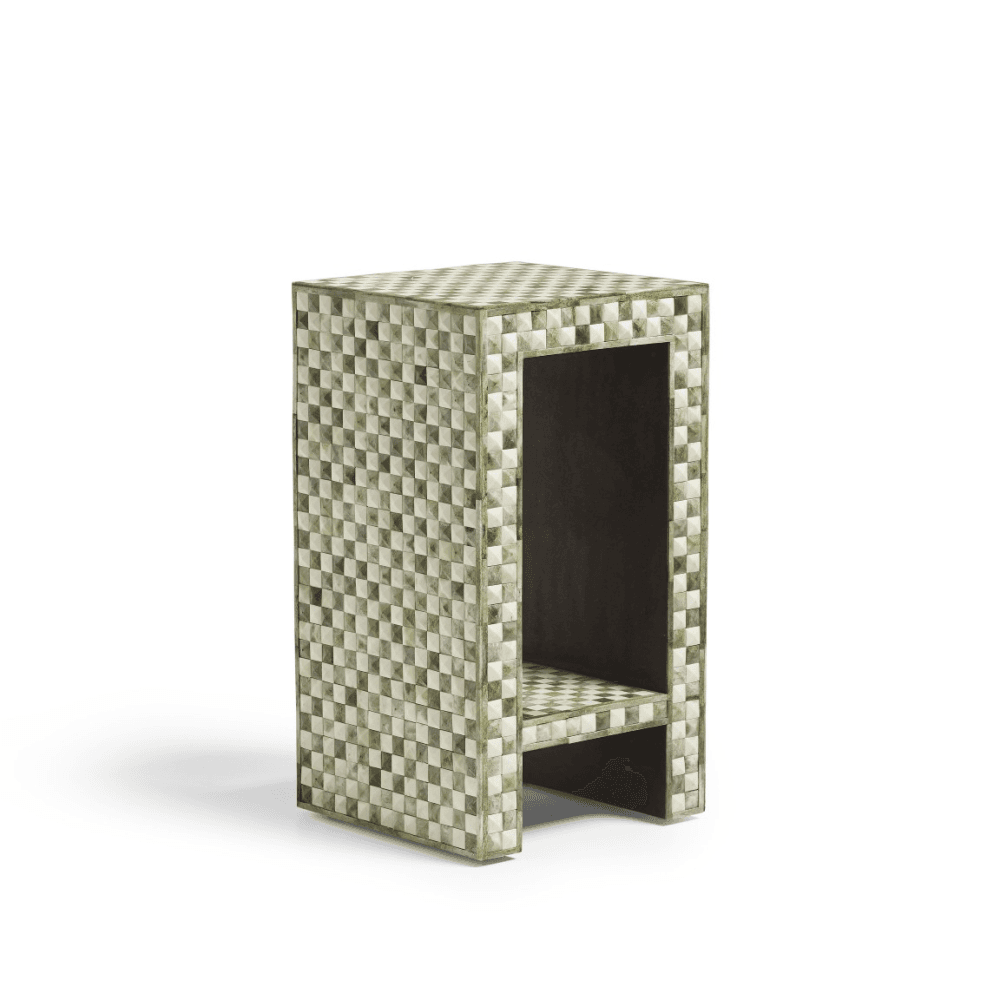 Tattersall Side Table, Spruce