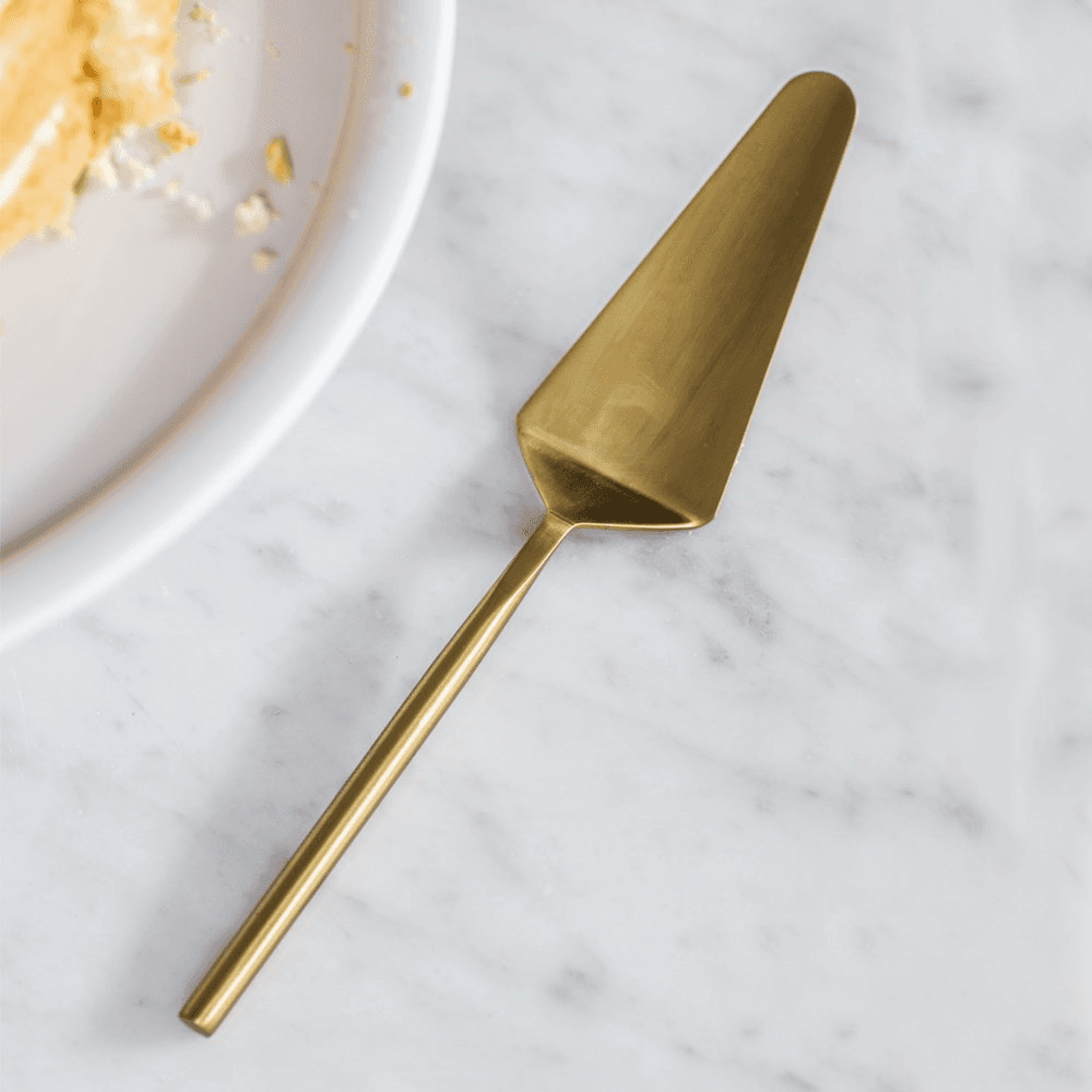 Brompton Cake Slice, Antique Brass