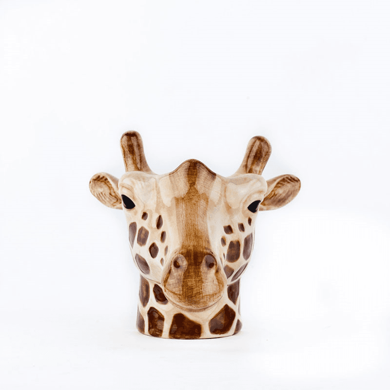 Giraffe Egg Cup, Brown