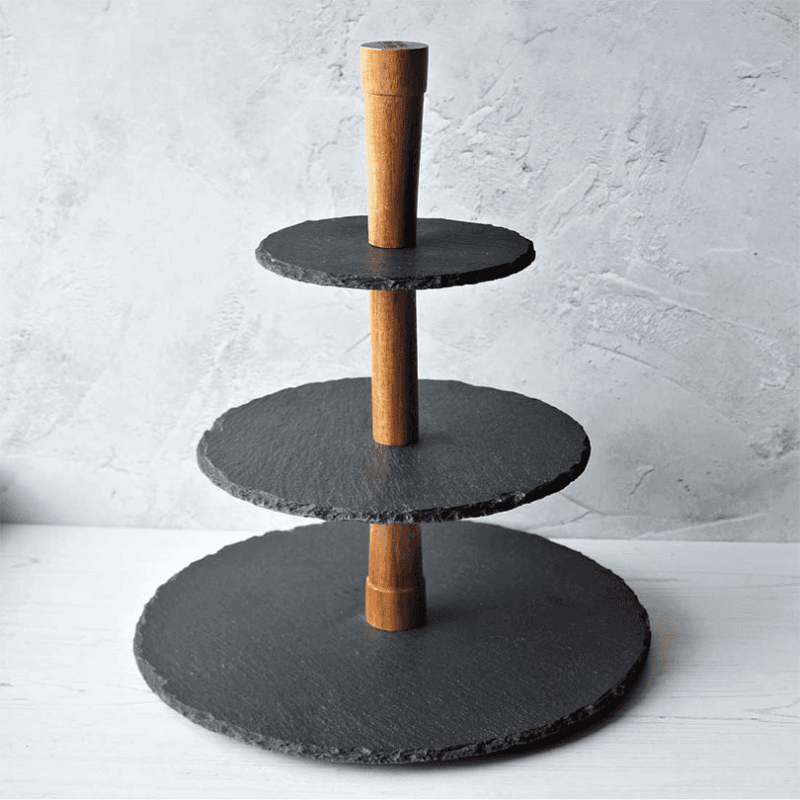 Slate Cheese Serving Tower, Slate