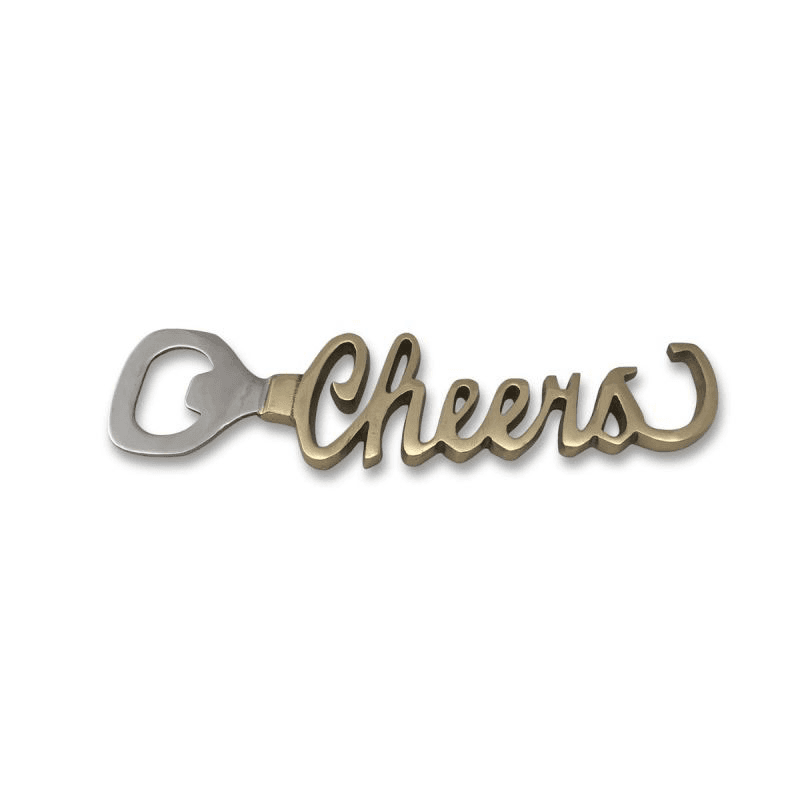 Cheers Bottle Opener, Gold