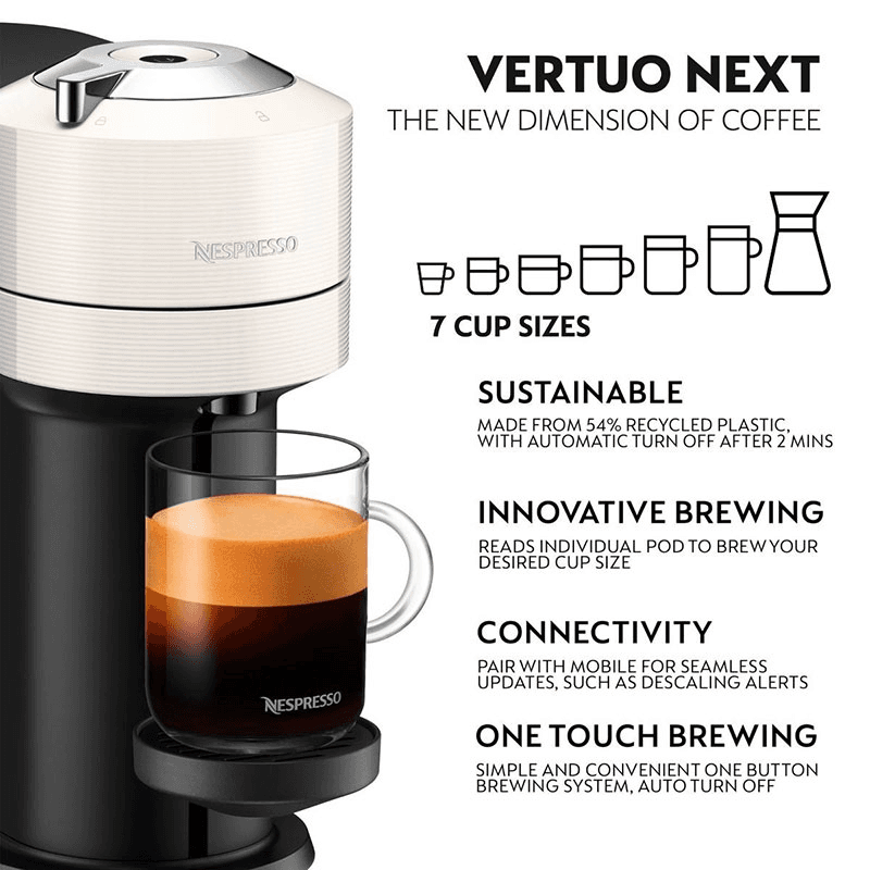 Vertuo Next with Aeroccino Coffee Machine