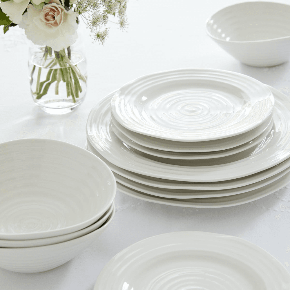 Ceramics Set of 4 cereal bowls, White