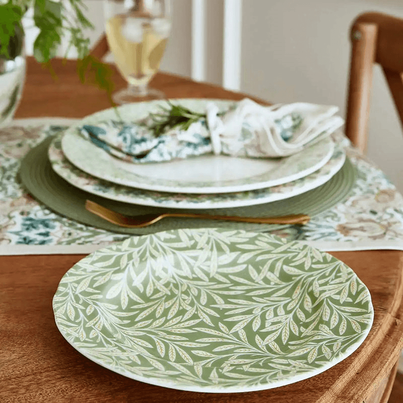 Morris & Co Set of 4 Plates, Multi