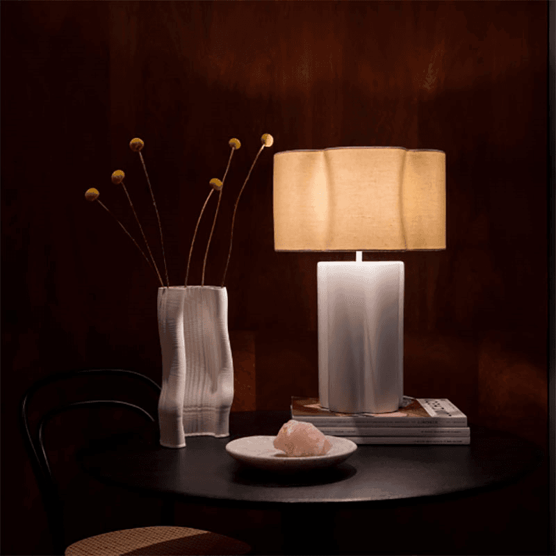 Flower Table Lamp, Opal