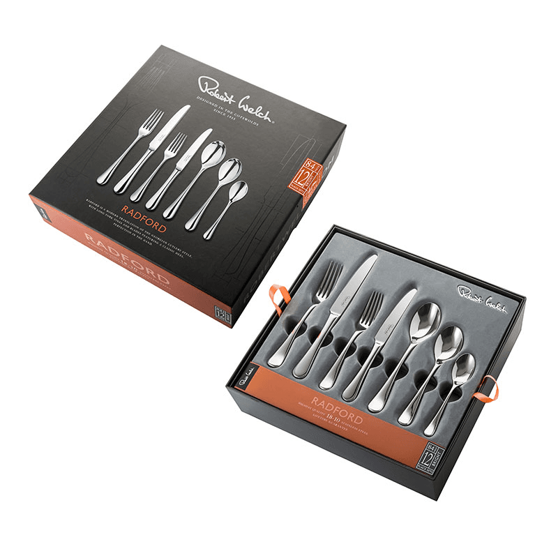Radford Bright 84 Piece Cutlery Set, Stainless Steel