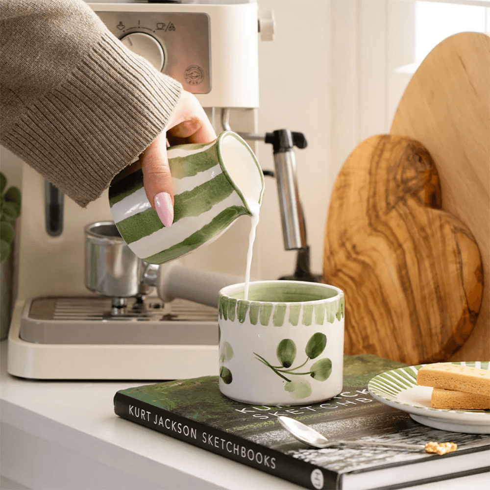 Stripe Jug, Green