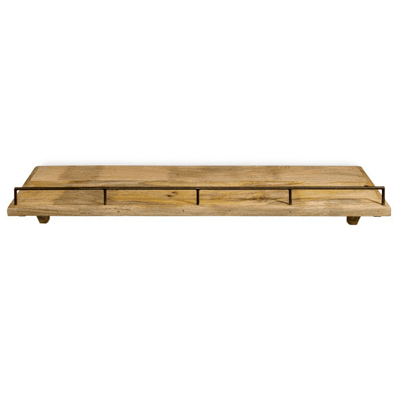 Meera Mango Wood & Iron Gallery Shelf