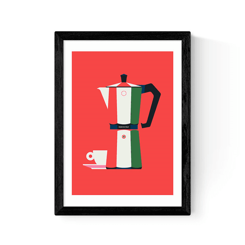 Bo Lundberg Made in Italy Print, Black Frame