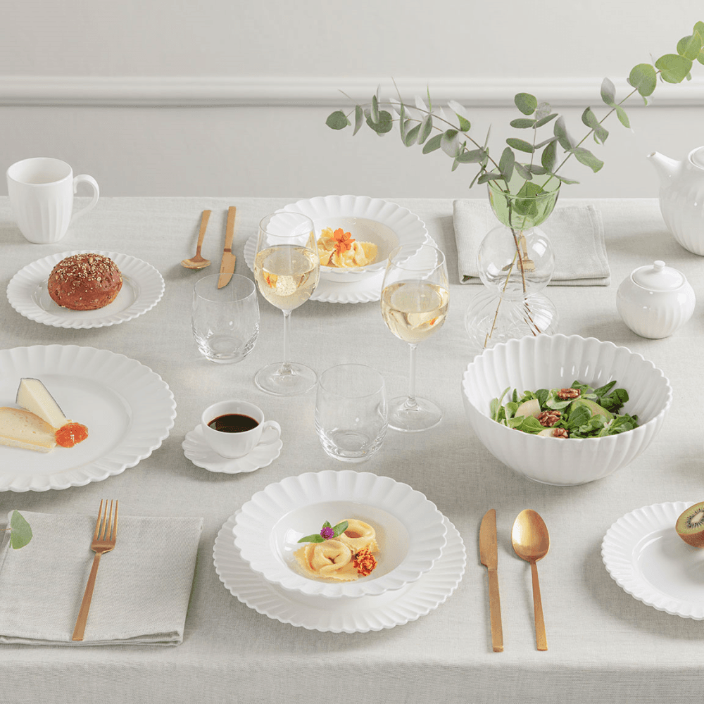 Bellavista Soup Plate, White