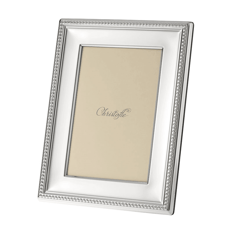 Perles Picture Frame, Silver