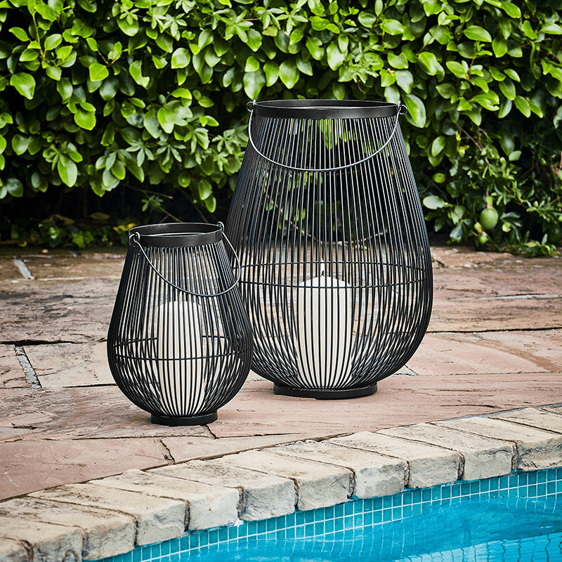 Venere Lantern with Glass Insert