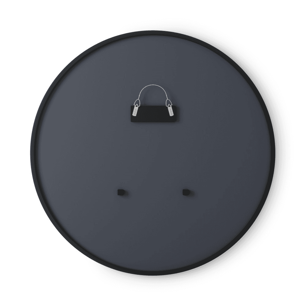 Hub Wall Mirror, Black