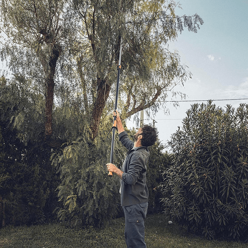 PowerGear Telescopic Tree Pruner, Black and Orange
