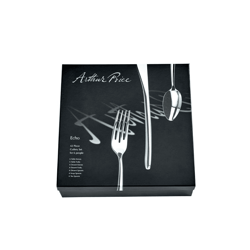 Signature Echo 6 Person Boxed Cutlery Set, Stainless Steel