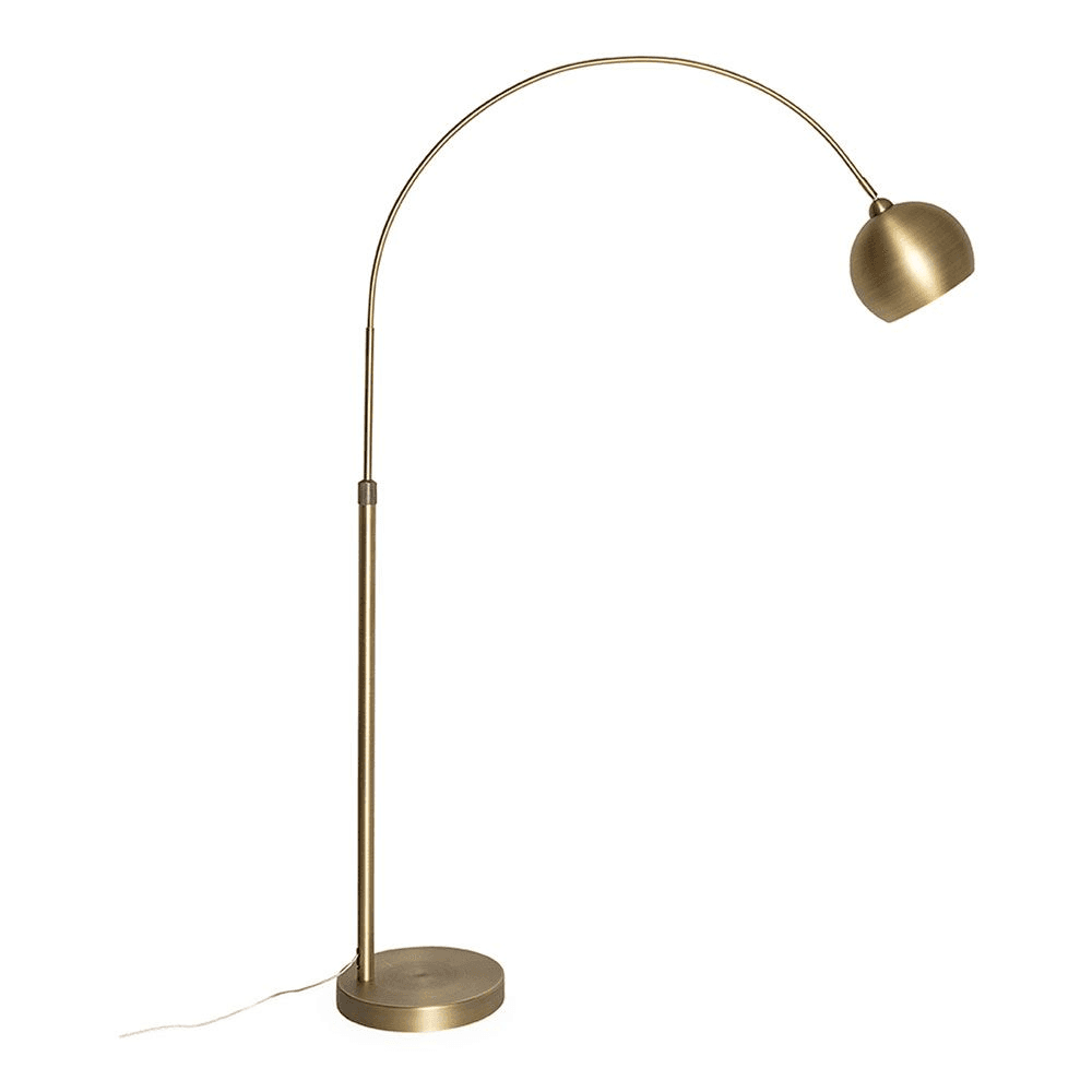 Mini Lounge Floor Lamp, Brass